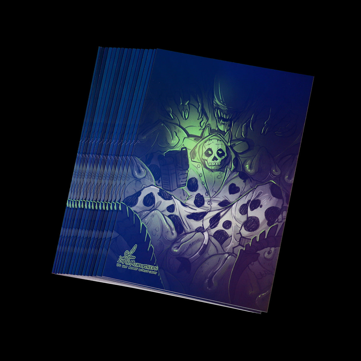 Aliens x Circuit Postcard by Morthern
