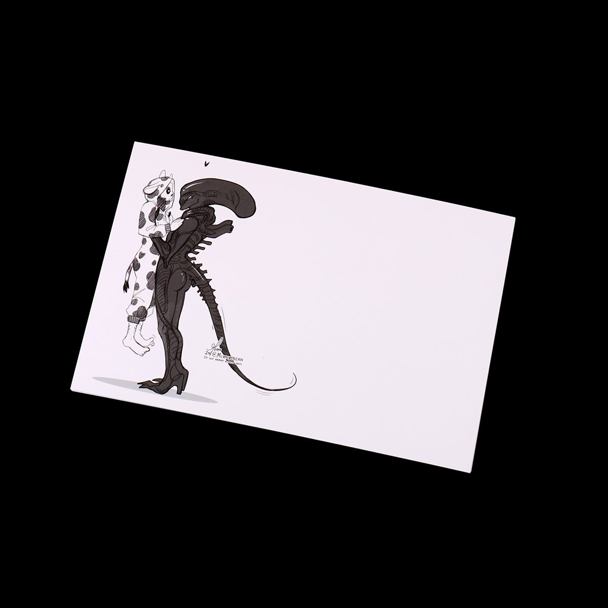 Aliens x Circuit Postcard by Morthern